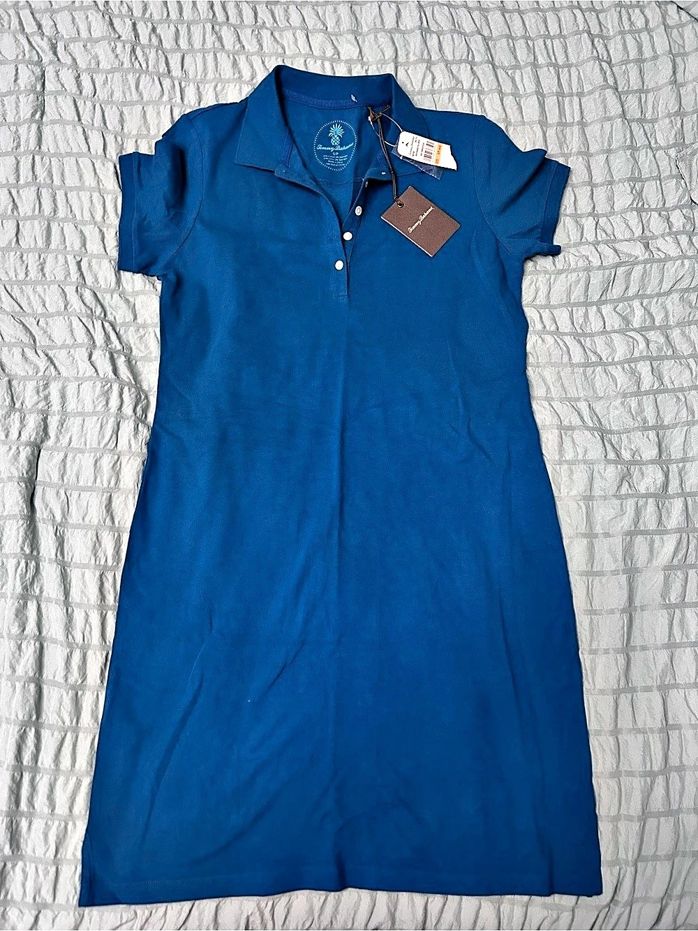 Tommy Bahama New Paradise Polo Dress Blue Mini Dress